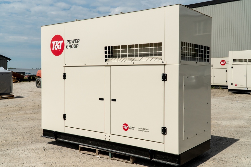 80 kW Diesel Generator Standby 120 240V T T Power Group